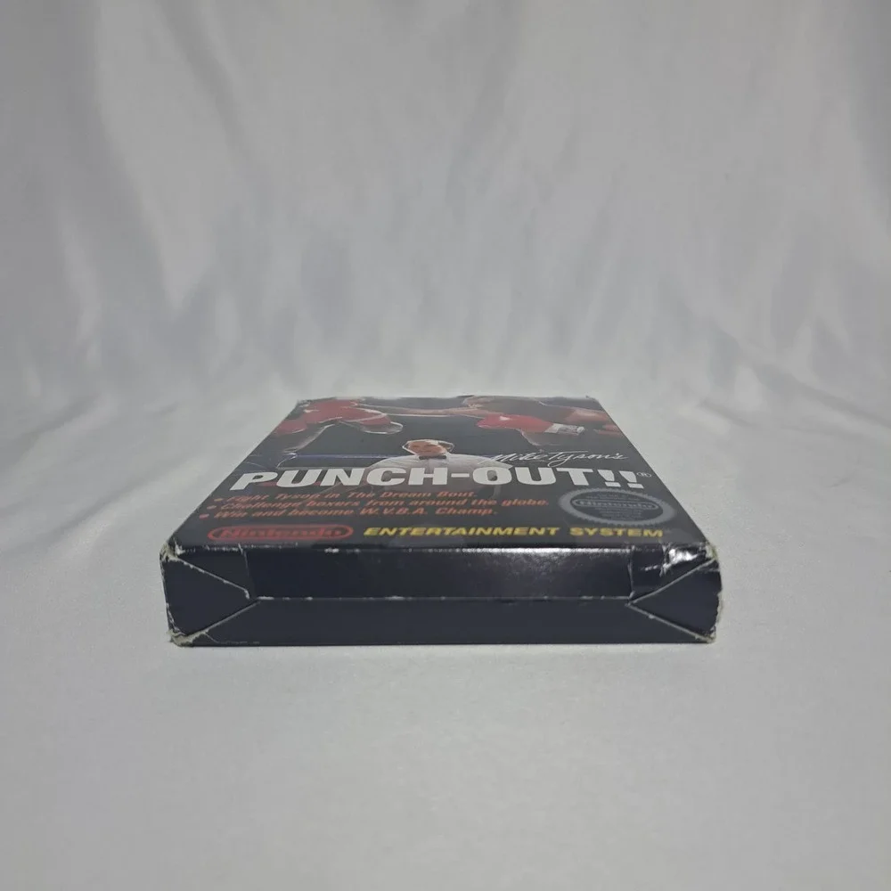 Mike Tyson's Punch Out For NES 1987 Cartridge Box Manual Sleeve Letter‎